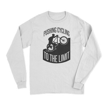 Pushing Cycling To The Limit Long Sleeve T-Shirt